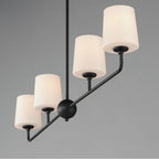Maxim Lighting 12097SWAR Anthracite Bristol 4-light Linear Chandelier Image 2