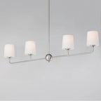 Maxim Lighting 12097SWSN Satin Nickel Bristol 4-light Linear Chandelier Image 2