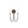 Maxim Lighting 12161CHB Chestnut Bronze Plumette 2-light Wall Sconce Image 1