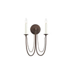 Maxim Lighting 12161CHB Chestnut Bronze Plumette 2-light Wall Sconce Image 1