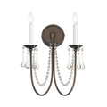 Maxim Lighting Plumette 2-light Wall Sconce W Crystal