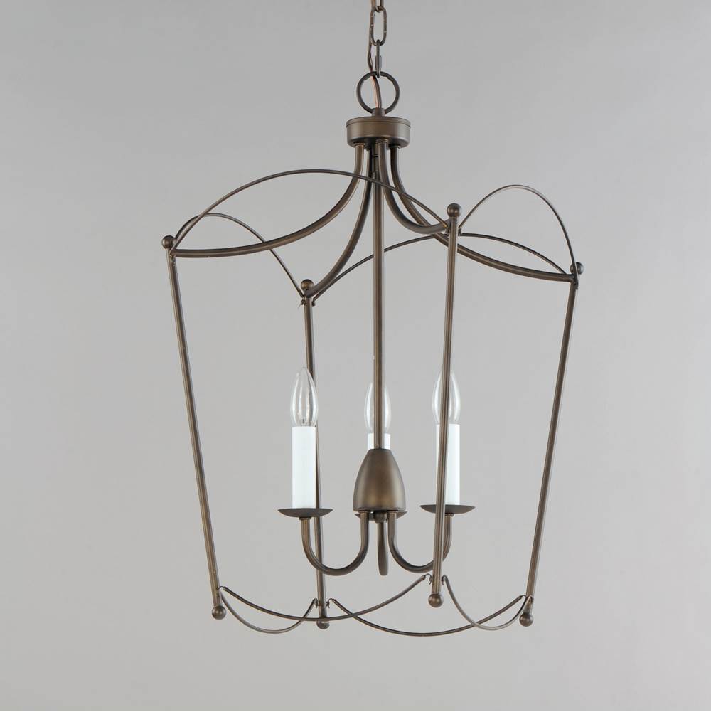 Maxim Lighting 12163CHB Chestnut Bronze Plumette 3-light Pendant Image 4