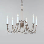 Maxim Lighting 12166CHB Chestnut Bronze Plumette 6-light Chandelier Image 3