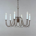 Maxim Lighting 12166CHB Chestnut Bronze Plumette 6-light Chandelier Image 2