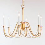 Maxim Lighting 12166GL Gold Leaf Plumette 6-light Chandelier Image 3