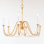 Maxim Lighting 12166GL Gold Leaf Plumette 6-light Chandelier Image 2