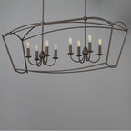 Maxim Lighting 12169CHB Chestnut Bronze Plumette 8-light Linear Pendant Image 3