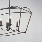 Maxim Lighting 12169CHB Chestnut Bronze Plumette 8-light Linear Pendant Image 2