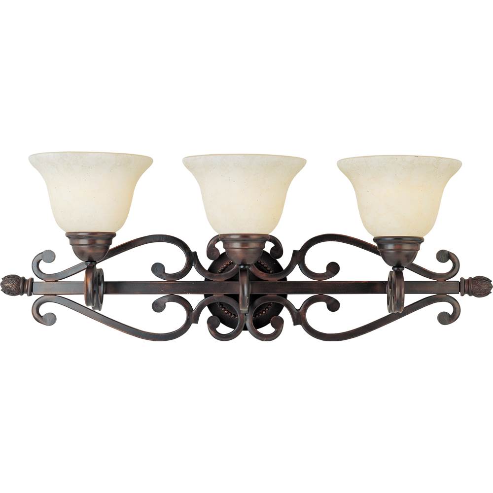 Maxim Lighting 12213FIOI Oil Rubbed Bronze Manor 3-light Bath Vanity Image 1