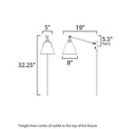 Maxim Lighting Library 1-light Wall Sconce