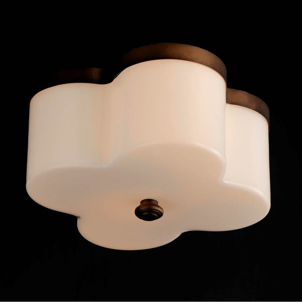 Maxim Lighting 12240WTANB Antique Bronze Clover 2-light Flush Mount Image 2