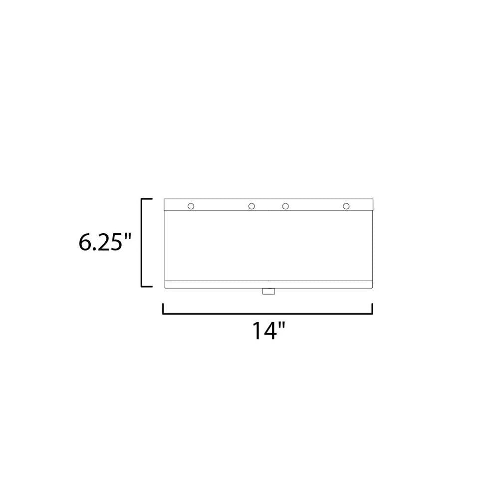 Maxim Lighting 12243OFSBR Satin Brass Clover 3-light Flush Mount Image 2