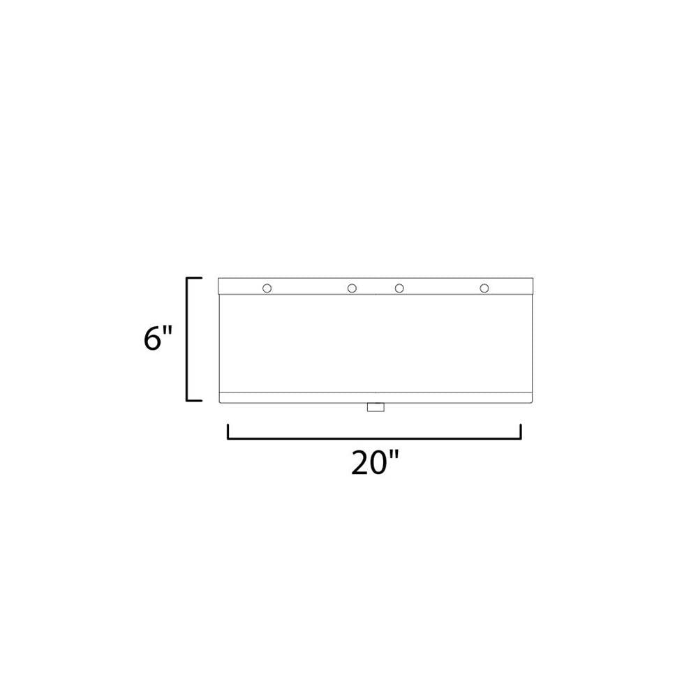 Maxim Lighting 12244OFSBR Satin Brass Clover 4-light Flush Mount Image 2