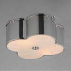 Maxim Lighting 12247WTPN Polished Nickel Clover 2-light Flush Mount Image 3