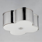Maxim Lighting 12247WTPN Polished Nickel Clover 2-light Flush Mount Image 2