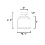 Maxim Lighting Acadia 1-light Semi-flush Mount
