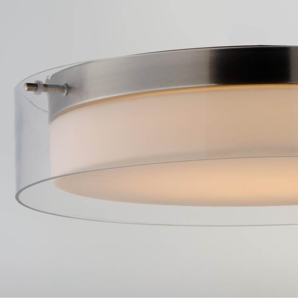 Maxim Lighting 12286CLSWSN Satin Nickel Duo 20'' Round Led Flush Mount Image 2