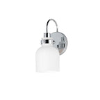 Maxim Lighting 12331WTPC Polished Chrome Milk 1-light Sconce Image 1