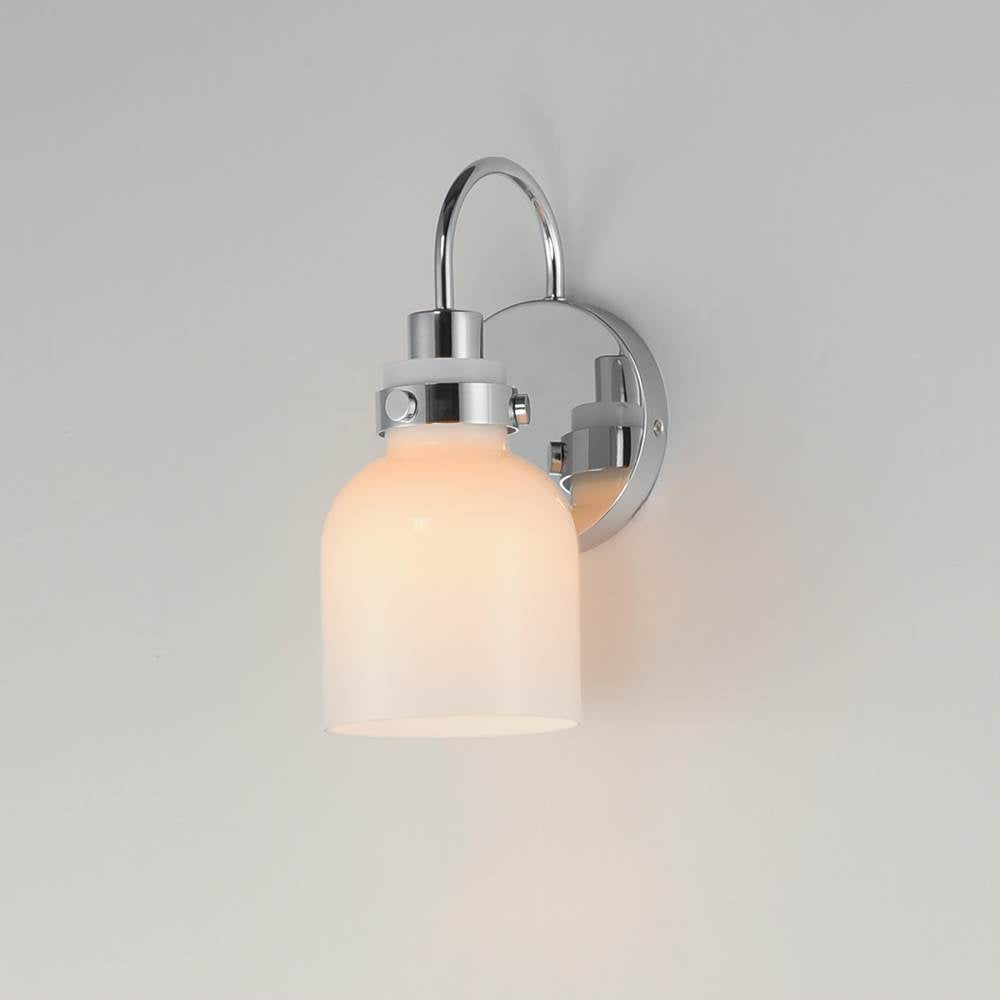 Maxim Lighting 12331WTPC Polished Chrome Milk 1-light Sconce Image 4