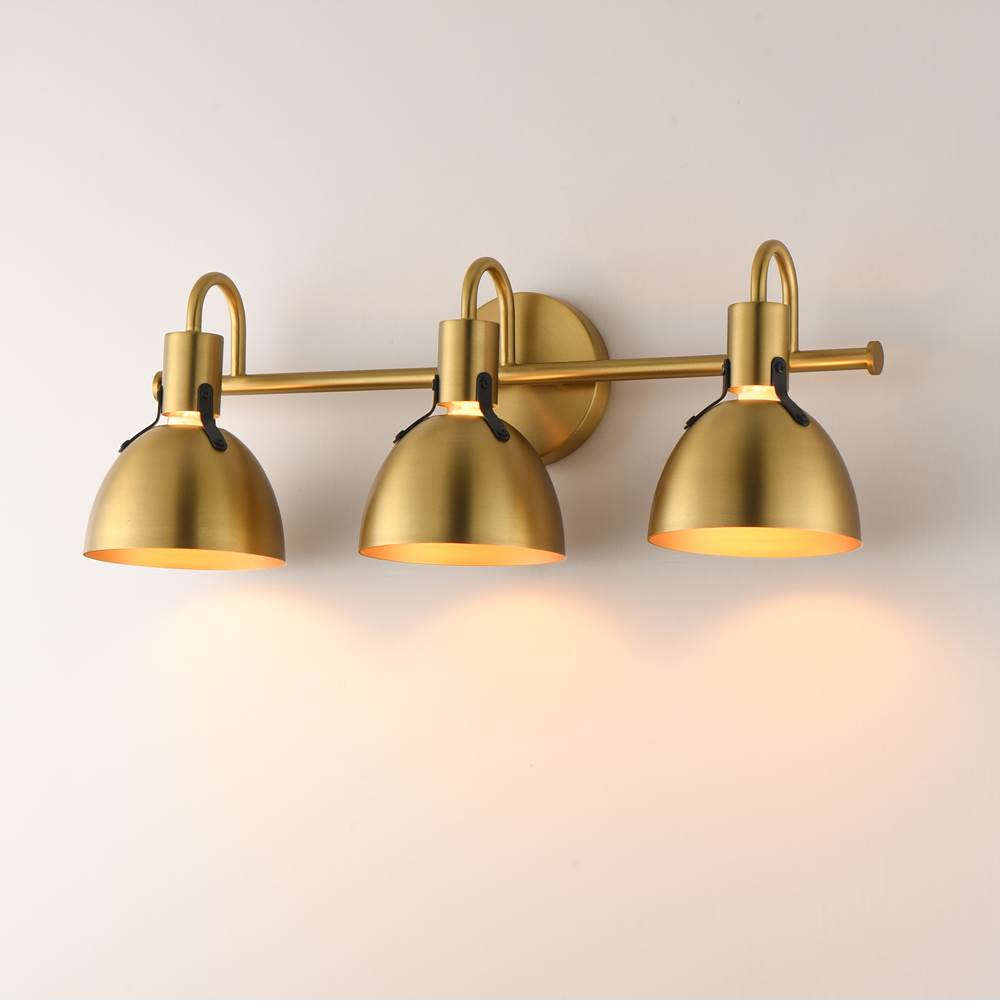 Maxim Lighting 12343SBR Satin Brass Dusk 3-light Wall Sconce Image 2