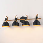 Maxim Lighting 12344BKAB Black,Antique Brass Dusk 4-light Wall Sconce Image 3