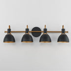 Maxim Lighting 12344BKAB Black,Antique Brass Dusk 4-light Wall Sconce Image 2
