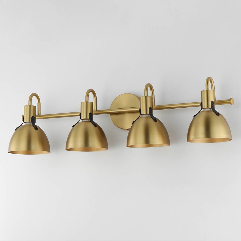 Maxim Lighting 12344SBR Satin Brass Dusk 4-light Wall Sconce Image 2