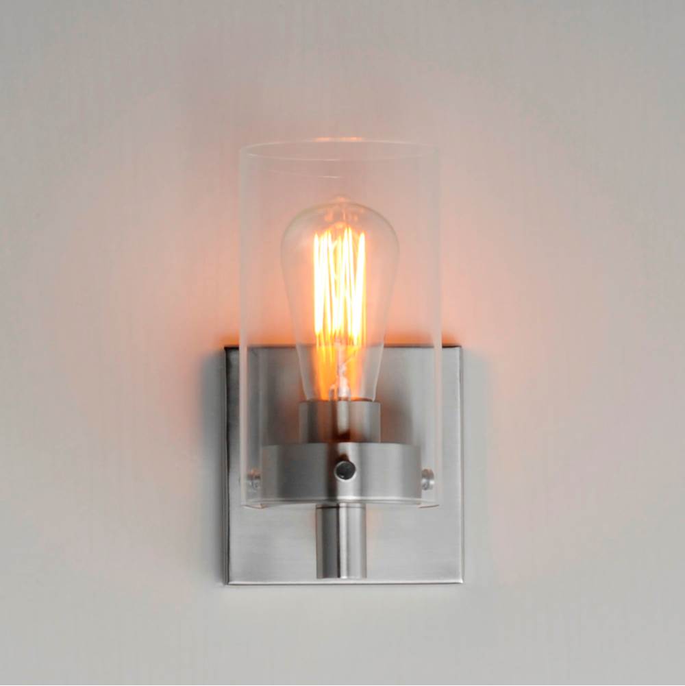Maxim Lighting 12401CLSN Satin Nickel Pinn 1-light Sconce Image 3