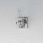Maxim Lighting 12401CLSN Satin Nickel Pinn 1-light Sconce Image 2