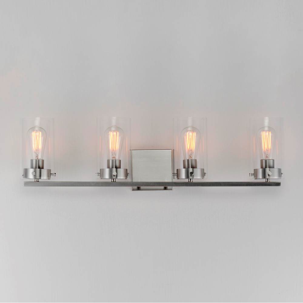 Maxim Lighting 12404CLSN Satin Nickel Pinn 4-light Bath Vanity Image 3