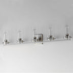 Maxim Lighting 12405CLSN Satin Nickel Pinn 5-light Bath Vanity Image 3