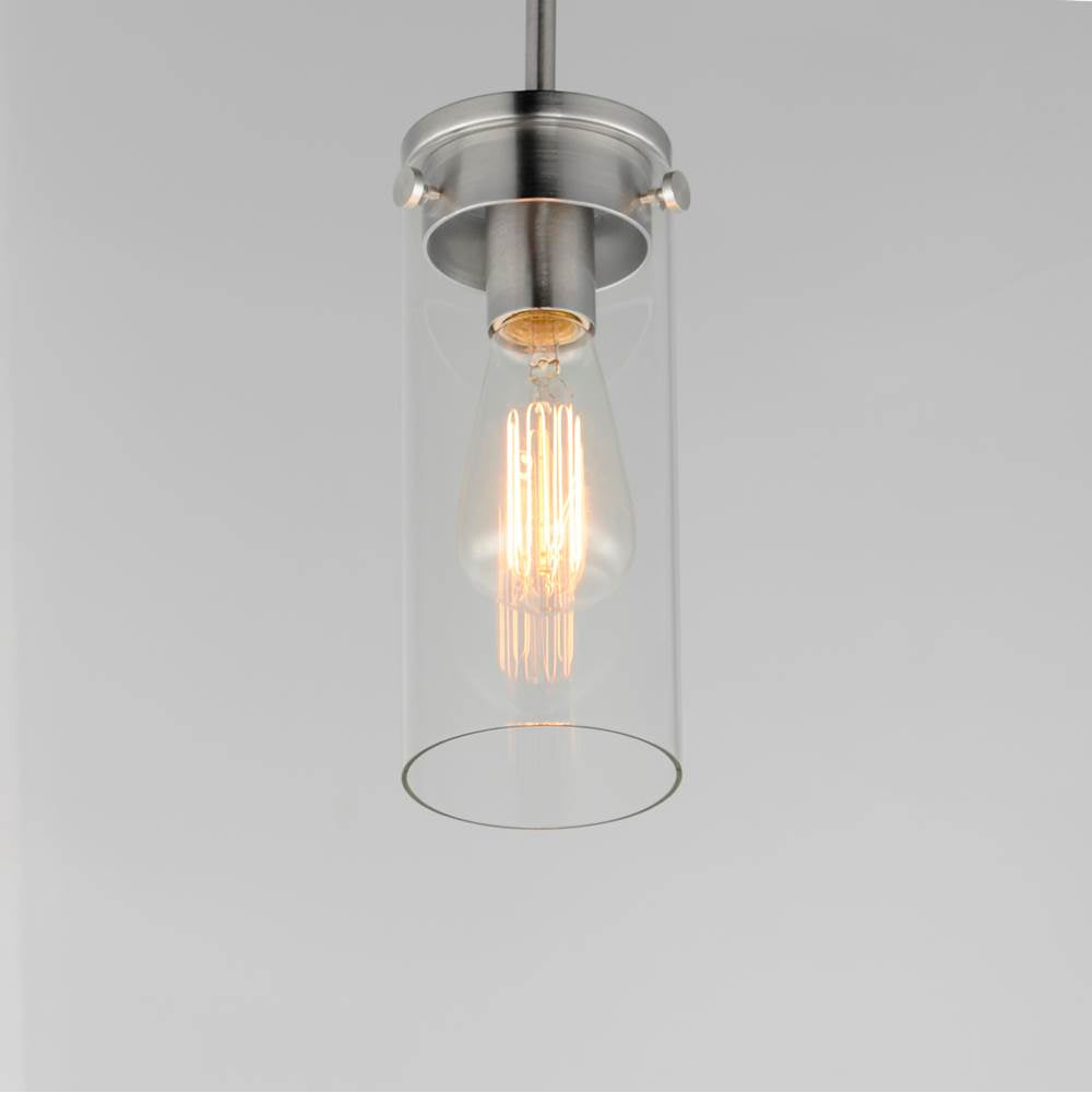 Maxim Lighting 12406CLSN Satin Nickel Pinn 1-light Mini Pendant Image 3