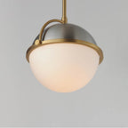 Maxim Lighting 12411SWSNSBR Satin Nickel,Satin Brass Duke 10'' Single Pendant Image 2