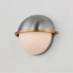 Maxim Lighting 12418SWSNSBR Satin Nickel,Satin Brass Duke Half Sconce Image 2