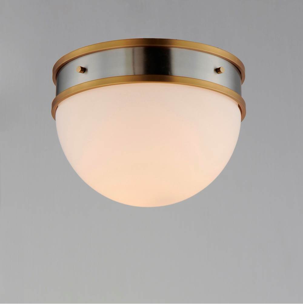 Maxim Lighting 12419SWSNSBR Satin Nickel,Satin Brass Duke 1-light Flush Mount Image 3