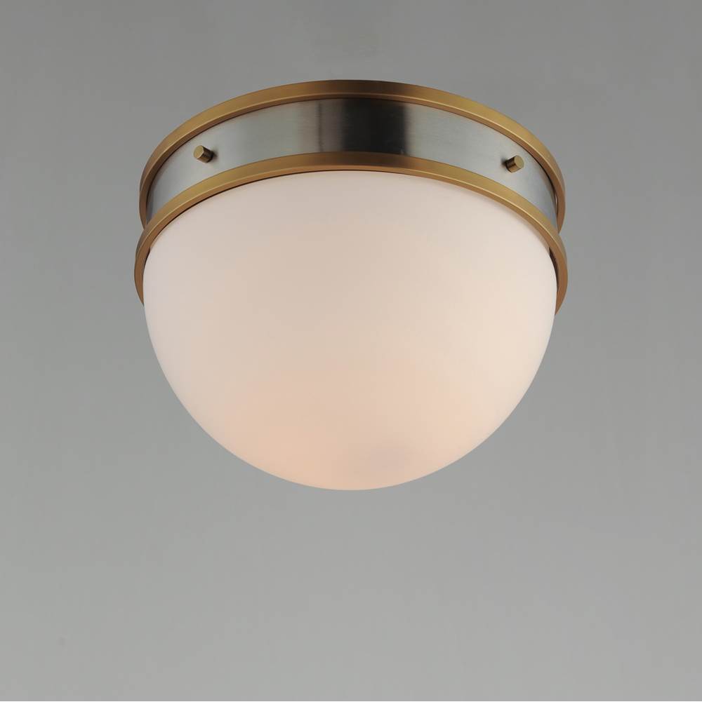 Maxim Lighting 12419SWSNSBR Satin Nickel,Satin Brass Duke 1-light Flush Mount Image 2