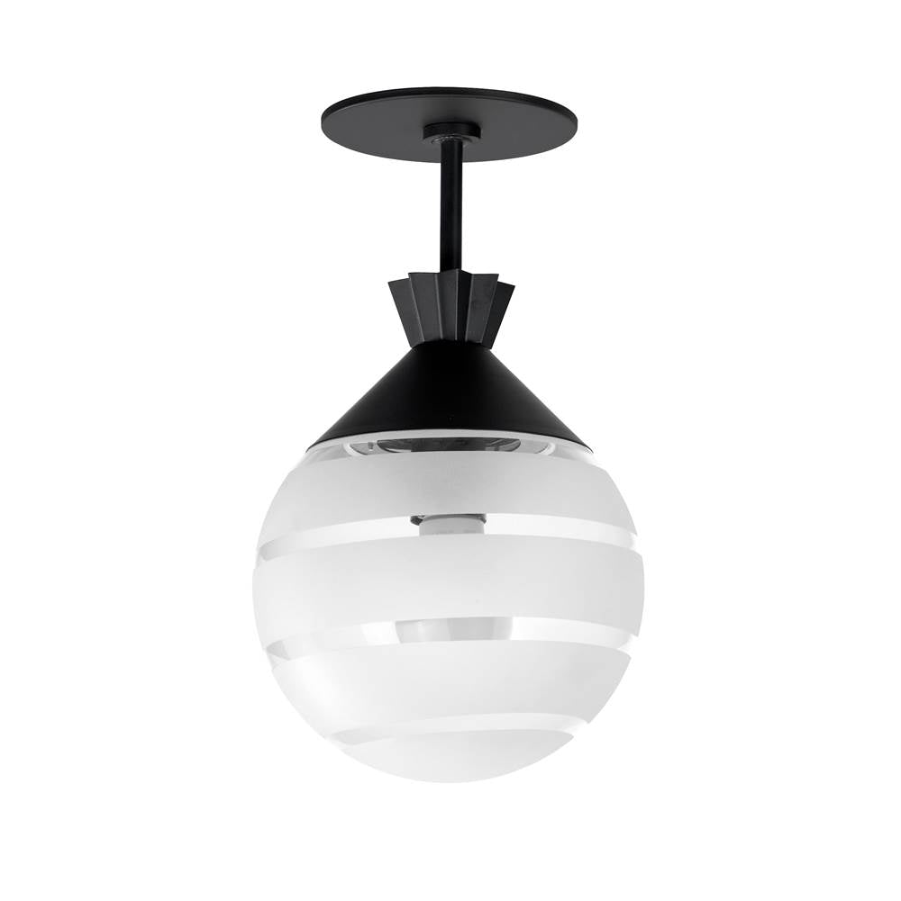 Maxim Lighting 12441CLFTBK Black Copacabana Semi-flush/pendant Image 1