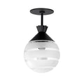 Maxim Lighting 12441CLFTBK Black Copacabana Semi-flush/pendant Image 1