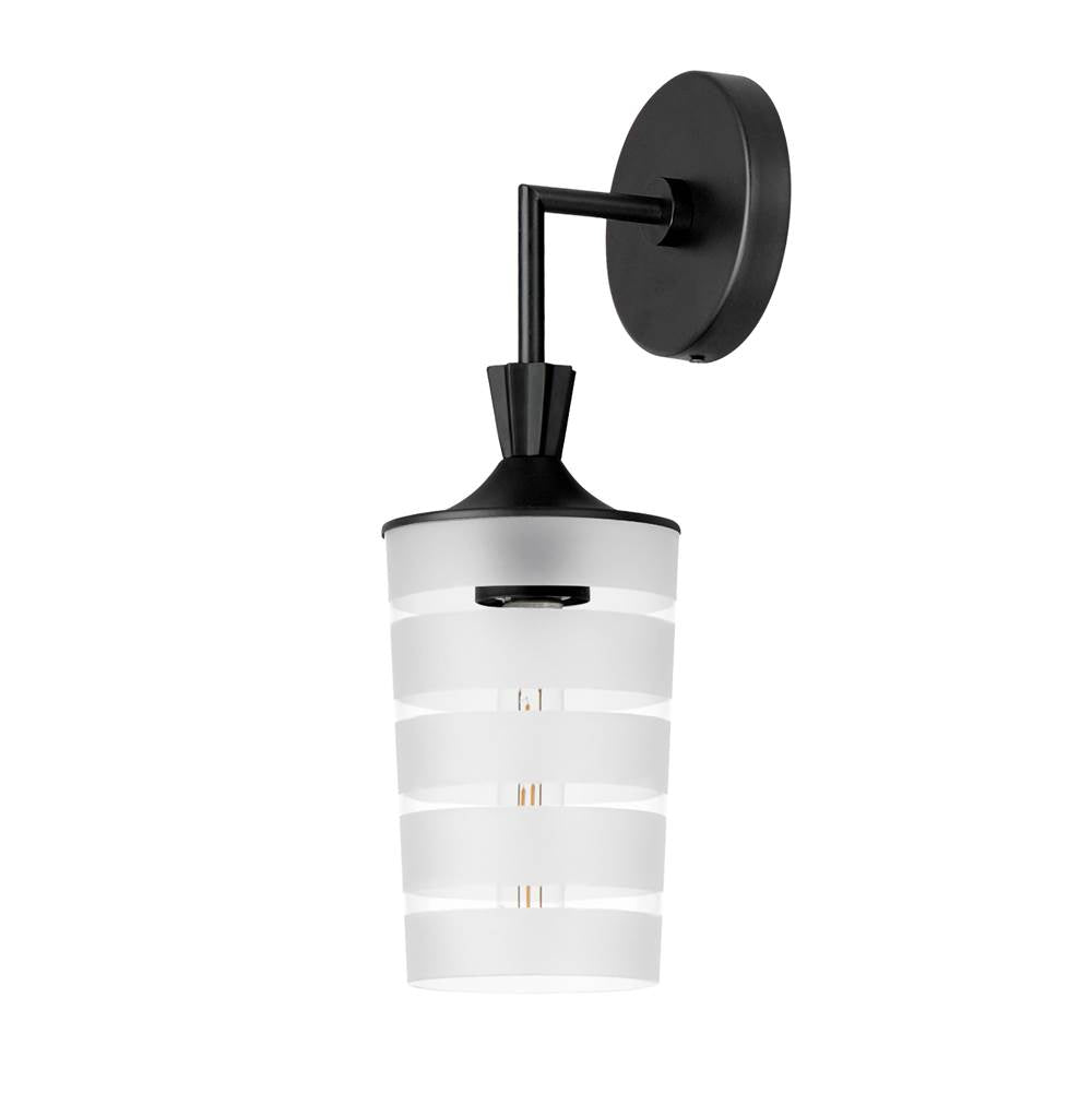 Maxim Lighting 12442CLFTBK Black Copacabana Outdoor Wall Sconce Image 1