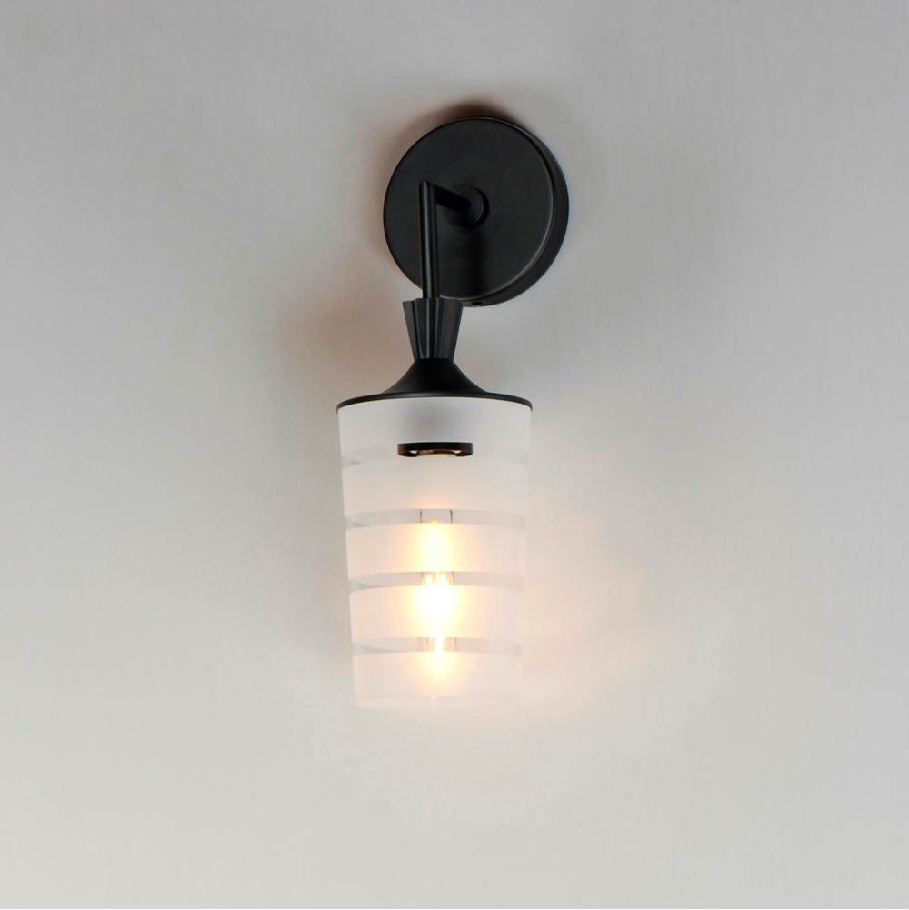 Maxim Lighting 12442CLFTBK Black Copacabana Outdoor Wall Sconce Image 2