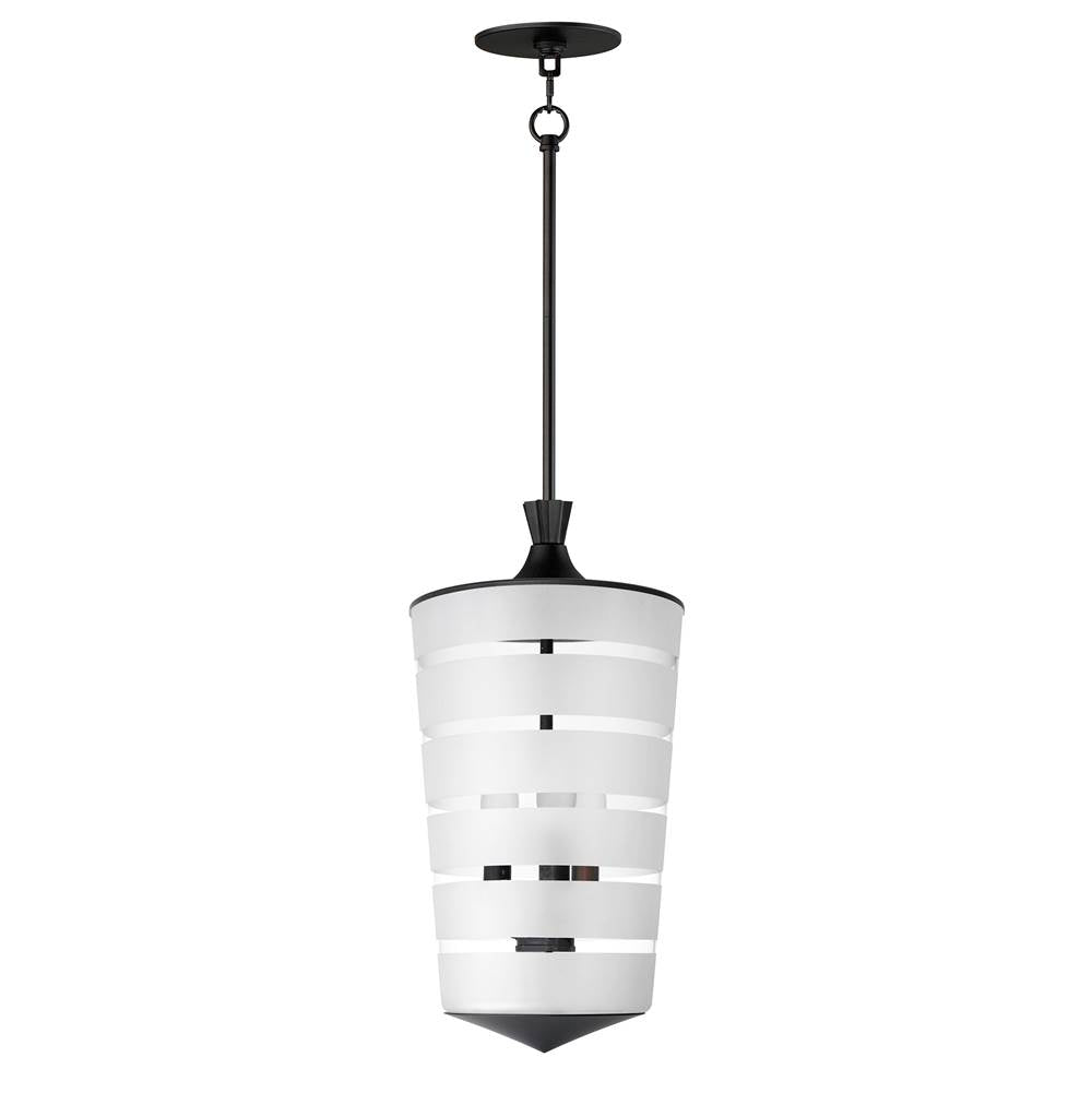 Maxim Lighting 12443CLFTBK Black Copacabana 3-light Pendant Image 1