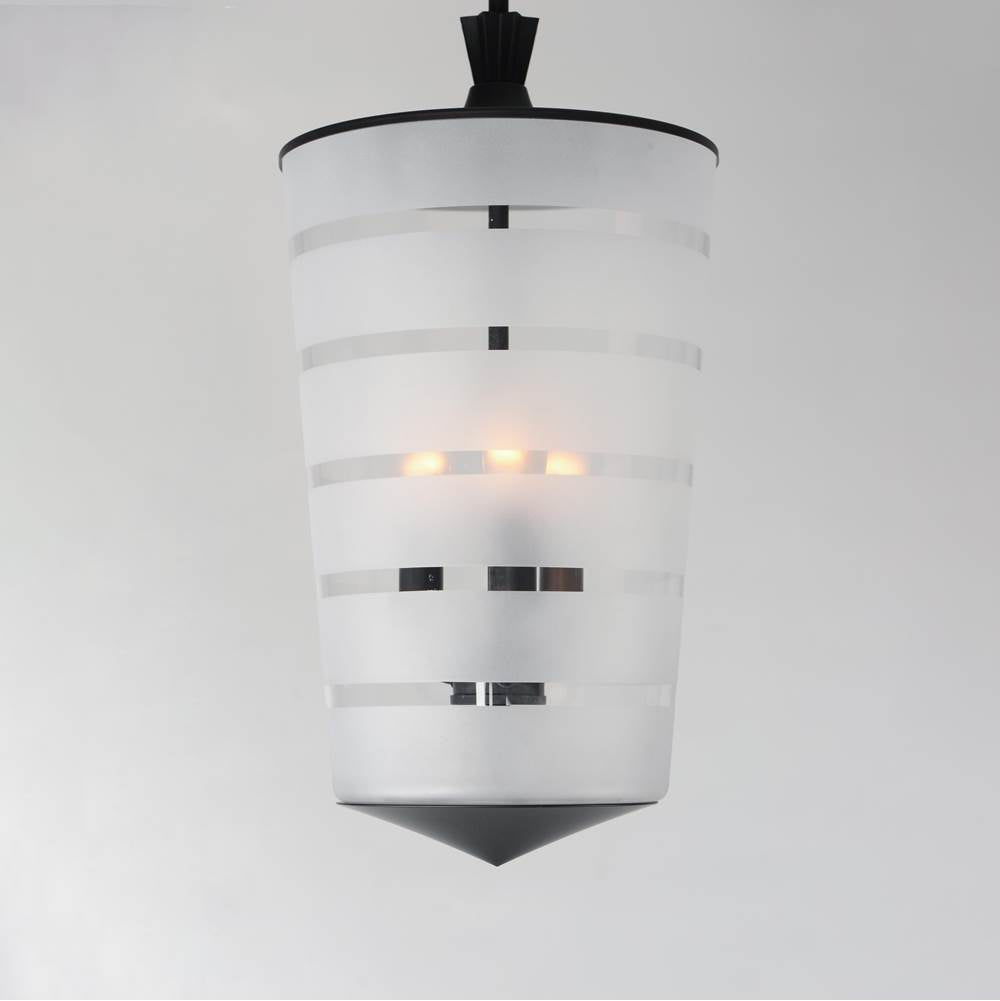 Maxim Lighting 12443CLFTBK Black Copacabana 3-light Pendant Image 3