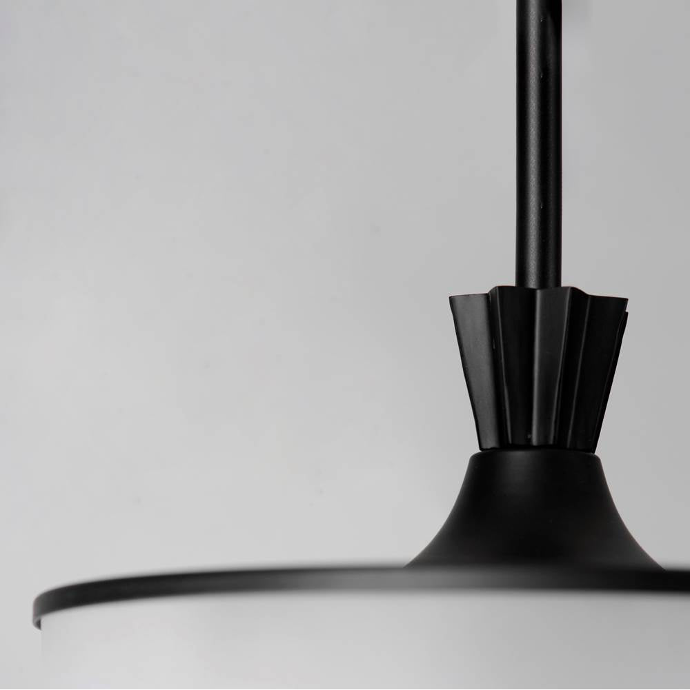 Maxim Lighting 12443CLFTBK Black Copacabana 3-light Pendant Image 2