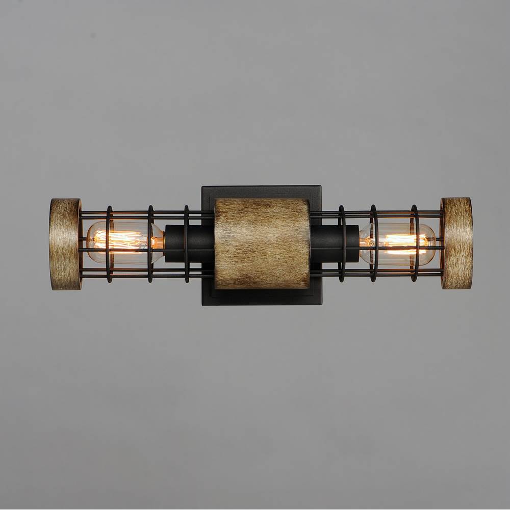 Maxim Lighting 12512DWBK  Homestead 18'' 2-light Wall Sconce Image 3