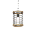 Maxim Lighting 12519DWBK  Homestead 10'' Single Pendant Image 1