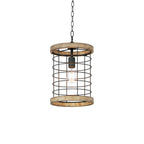 Maxim Lighting 12519DWBK  Homestead 10'' Single Pendant Image 1