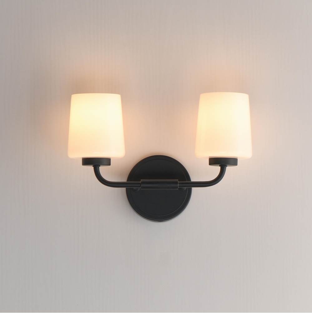 Maxim Lighting 12692WTBK Black Durham-wall Sconce Image 3