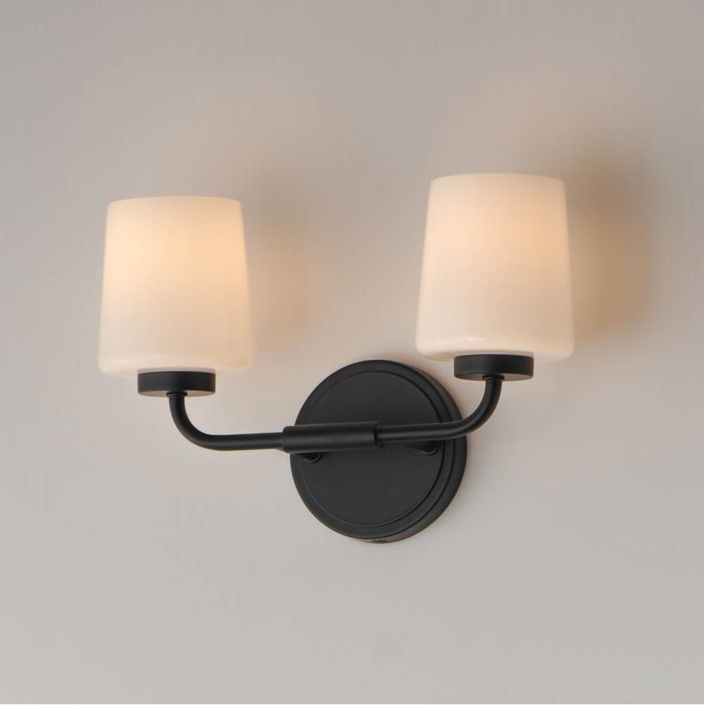 Maxim Lighting 12692WTBK Black Durham-wall Sconce Image 2