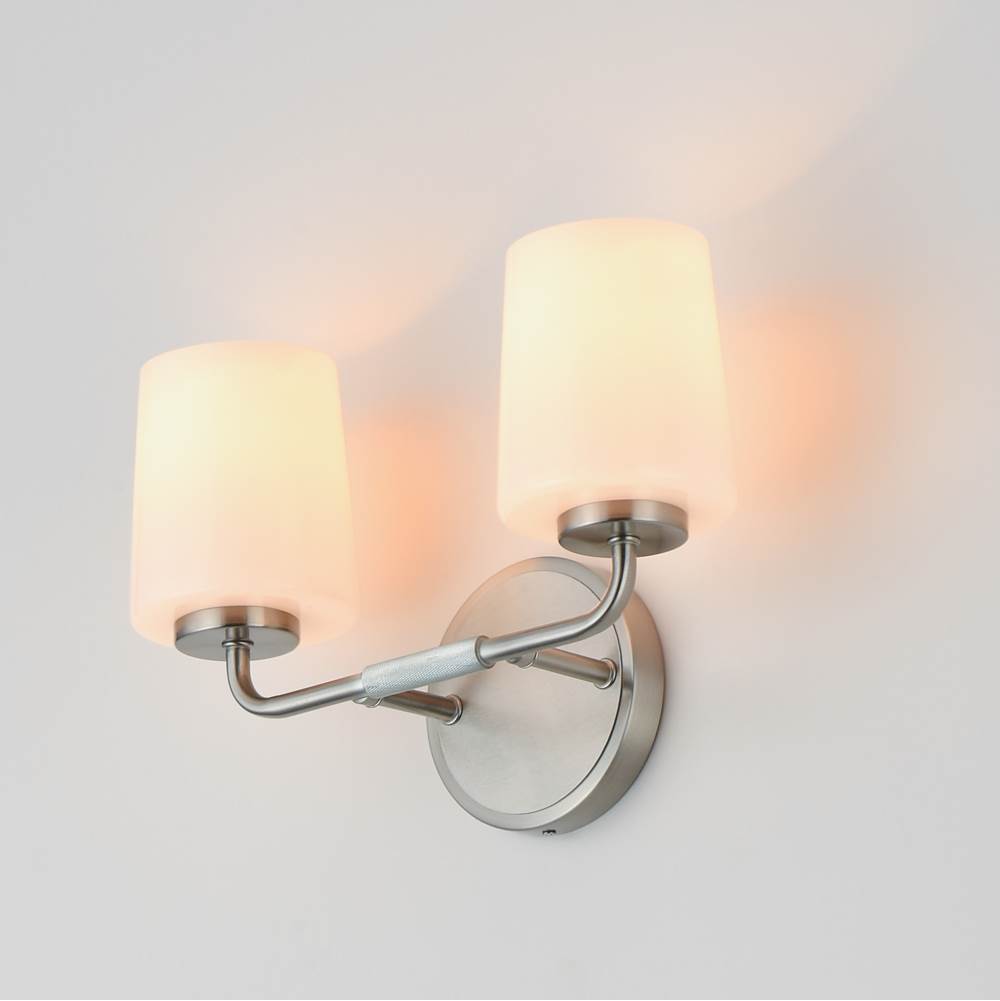Maxim Lighting 12692WTSN Satin Nickel Durham 2-light Bath Vanity Image 2