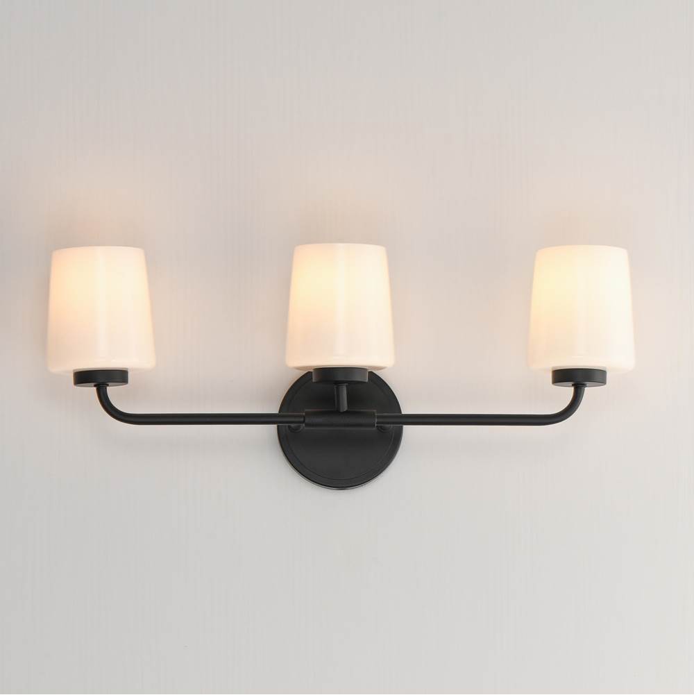 Maxim Lighting 12693WTBK Black Durham-bath Vanity Image 3
